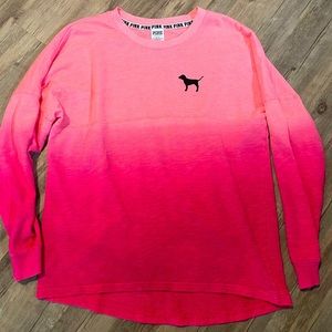 PINK lightweight ombré sweater